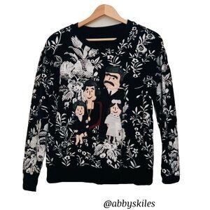 Unique Family Sweatshirt by TKSTYLE Size Small Black Statement Piece